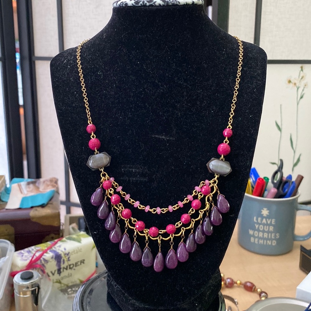 David Aubrey natural stone necklace